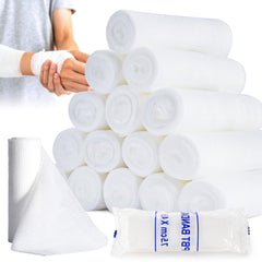 MAQIHAN gauze rolls neatly bundled, easy to cut and apply for versatile wound care.