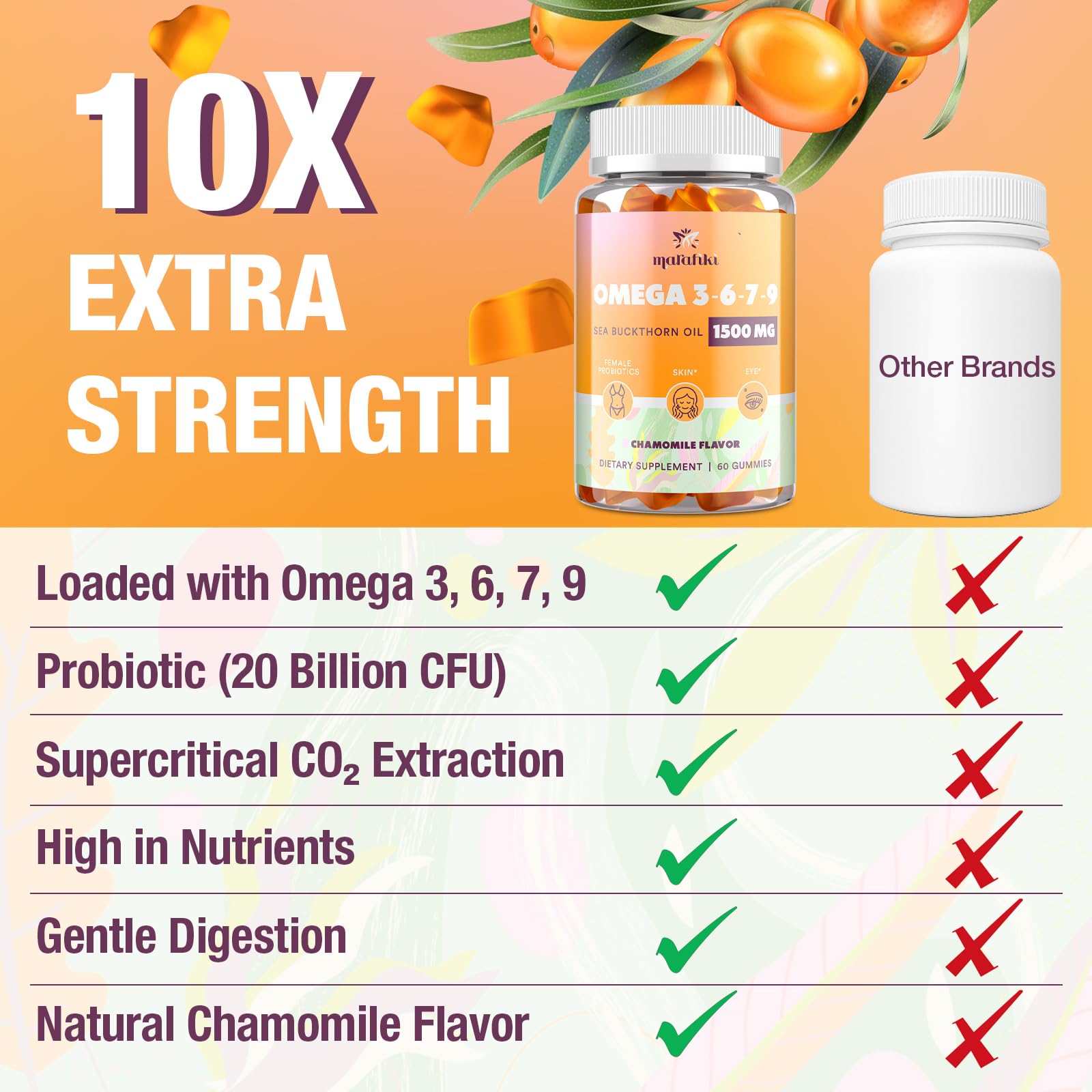 Flaxseed oil adds omega-3 and omega-6 to the blend