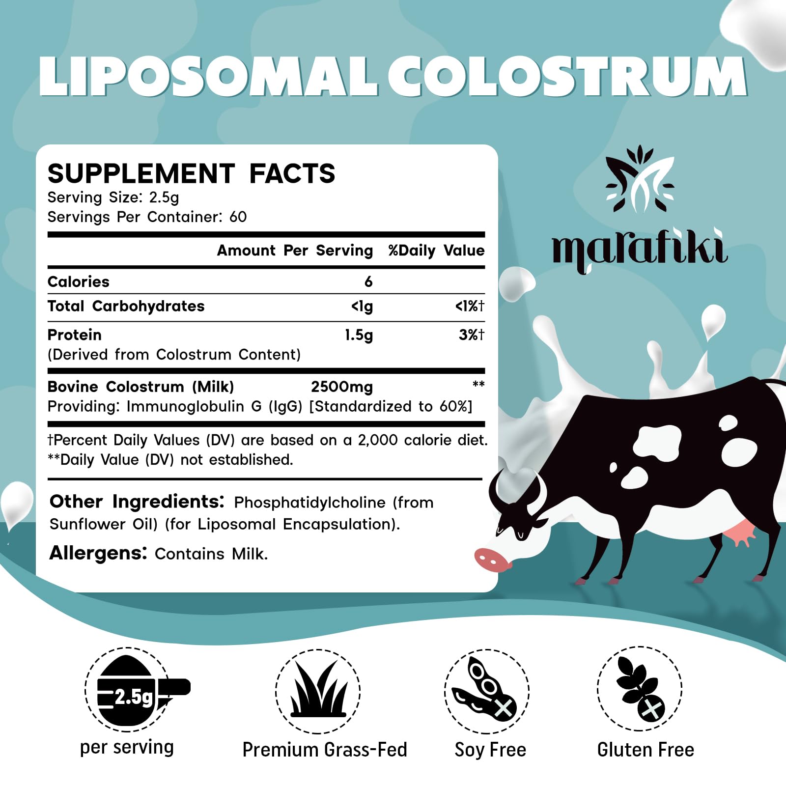 Marafiki grass-fed colostrum batch highlighting premium sourcing and purity