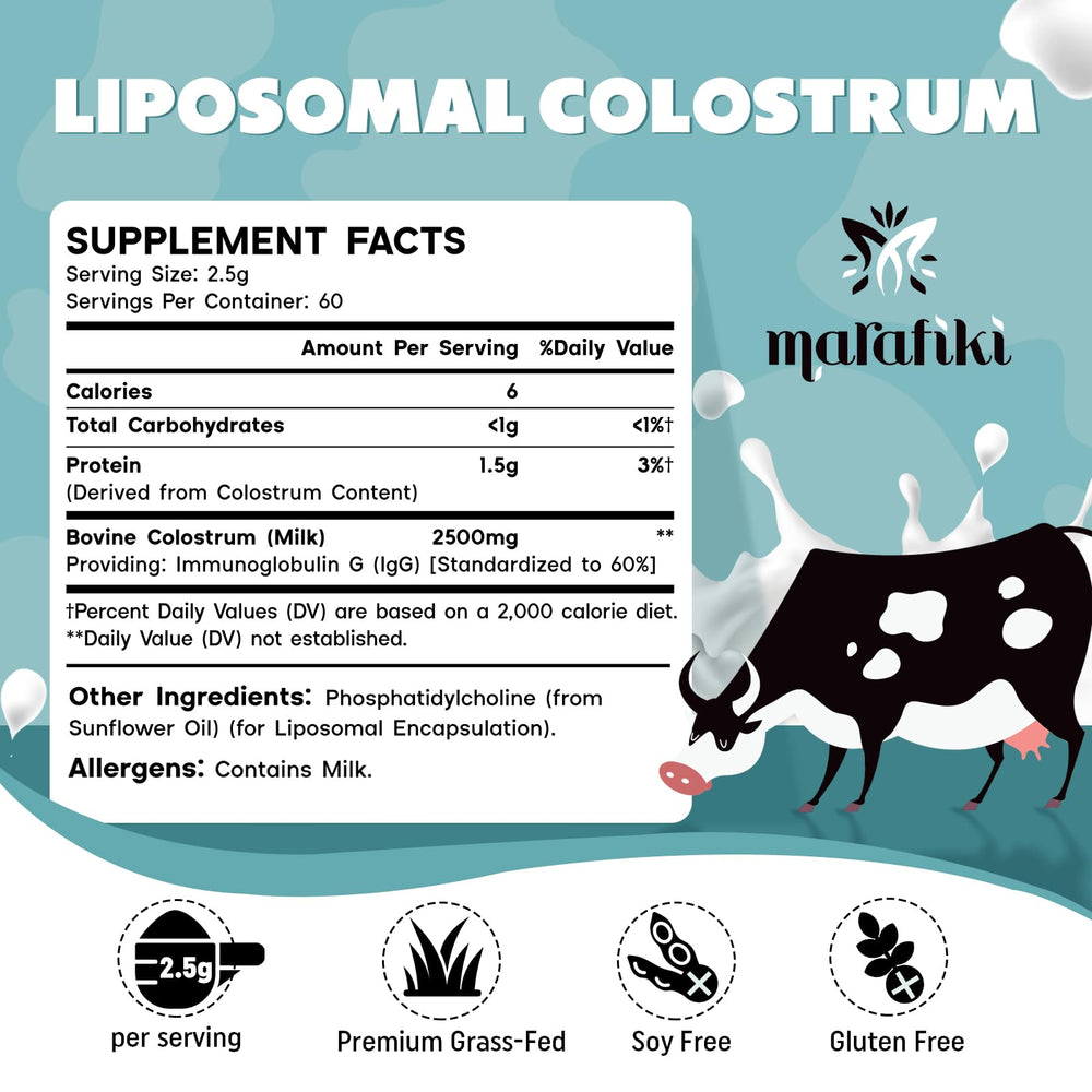 Marafiki grass-fed colostrum batch highlighting premium sourcing and purity