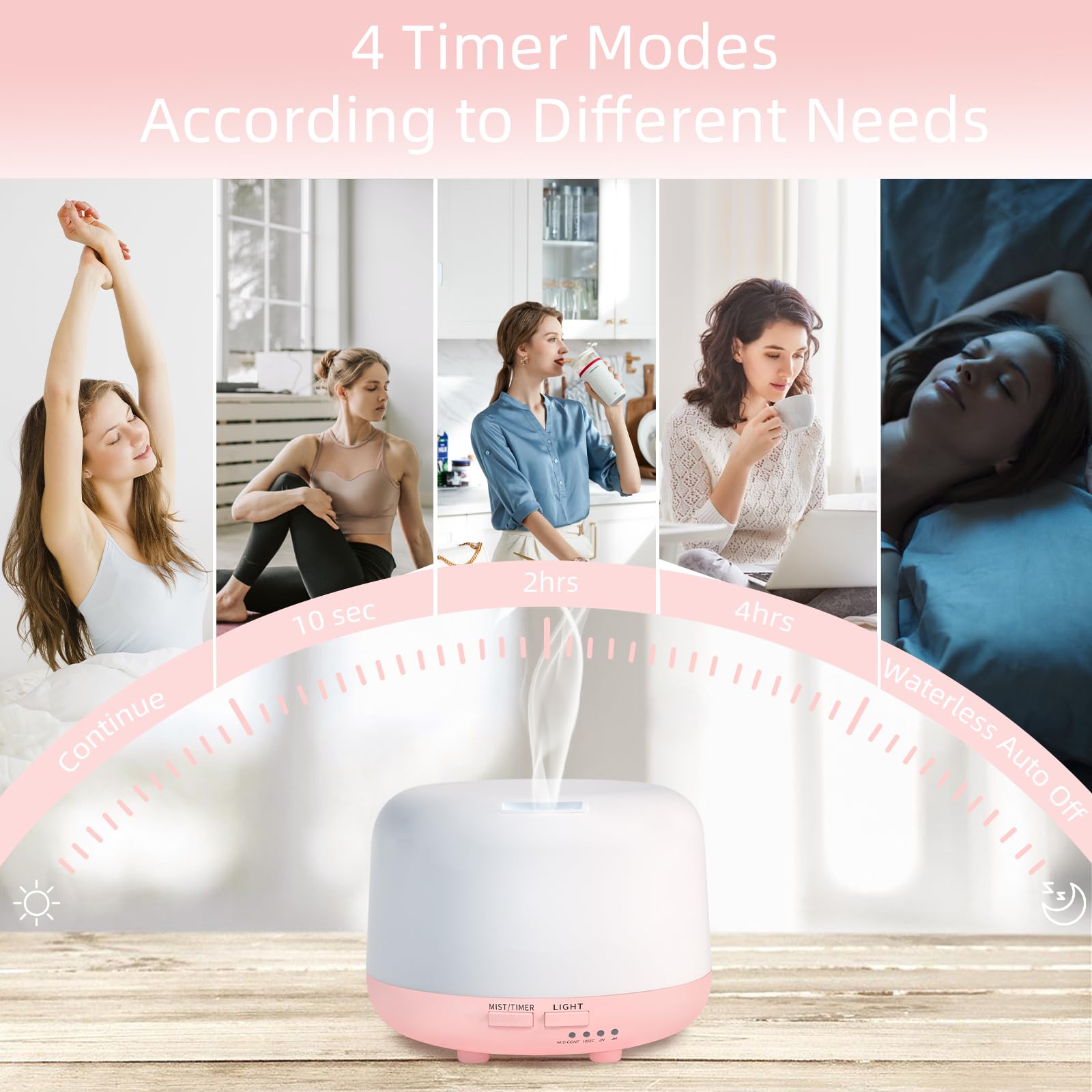 Marchred compact diffuser saves space on a bedside table