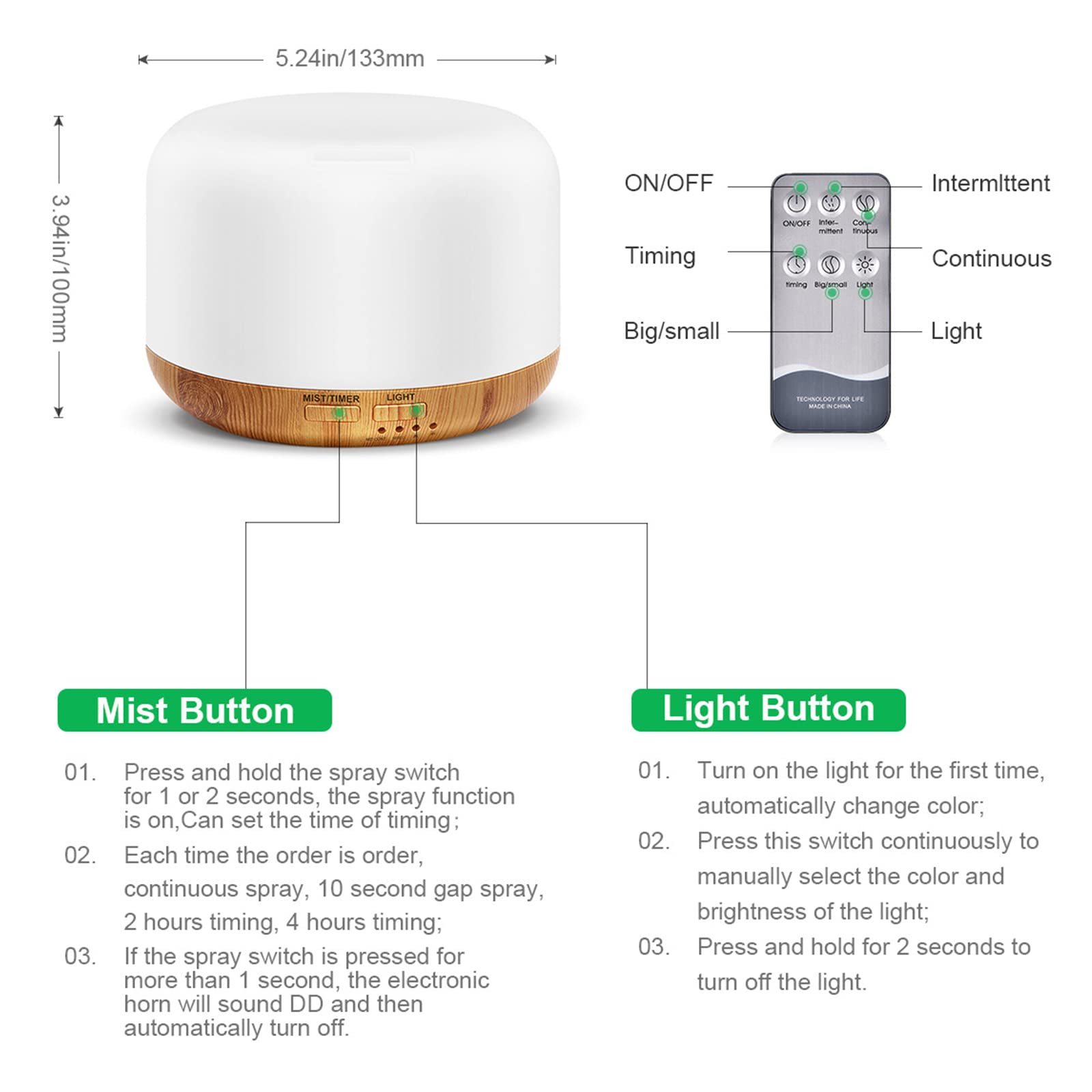 Marchred BPA-free materials diffuser supports family-friendly humidification