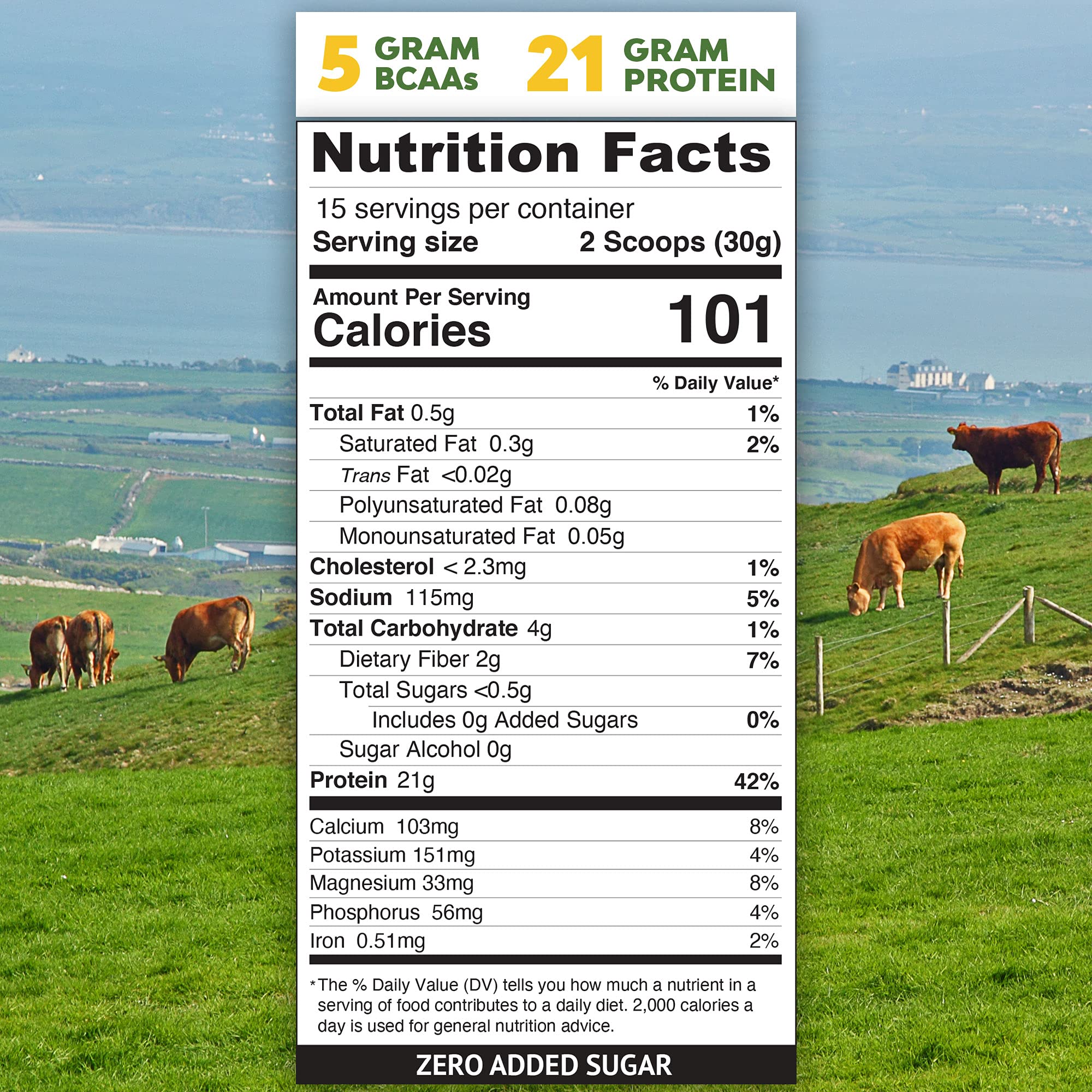 MariGold grass-fed cows grazing green pastures indicating high-quality milk source.
