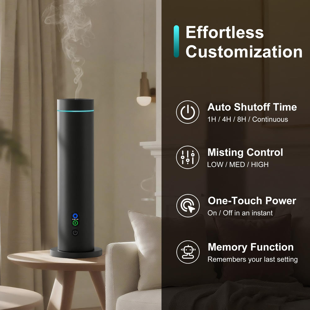 Maromalife diffuser operates quietly for bedrooms and offices