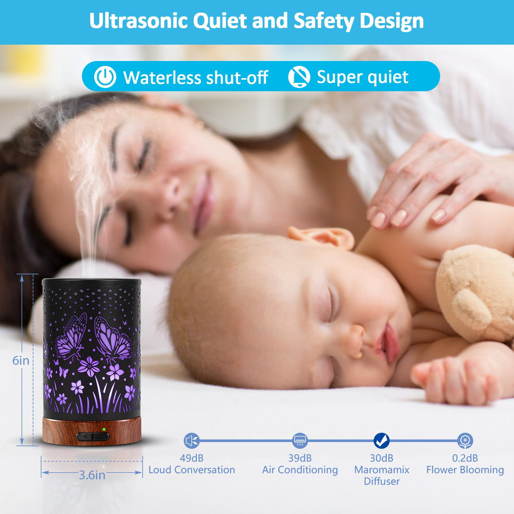 Maromamix diffuser features auto shut-off for safe, worry-free use