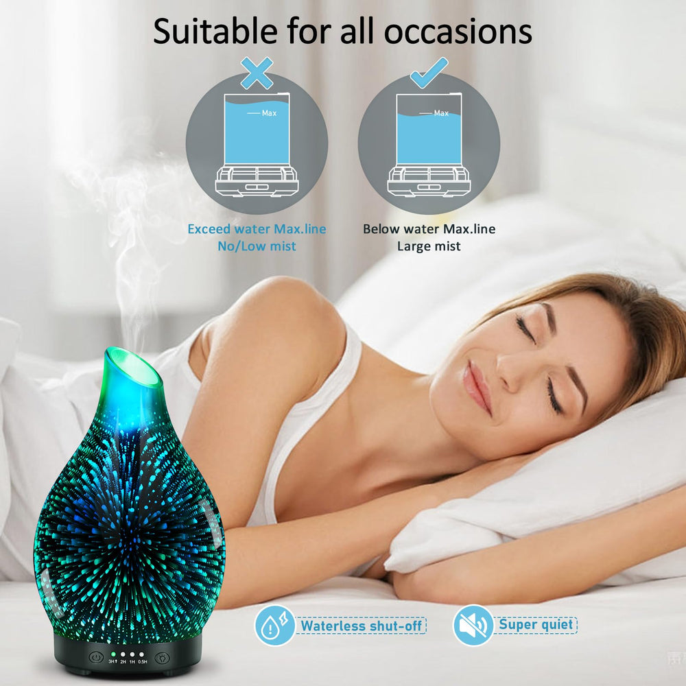 Maromamix diffuser operates quietly for work, study, or rest