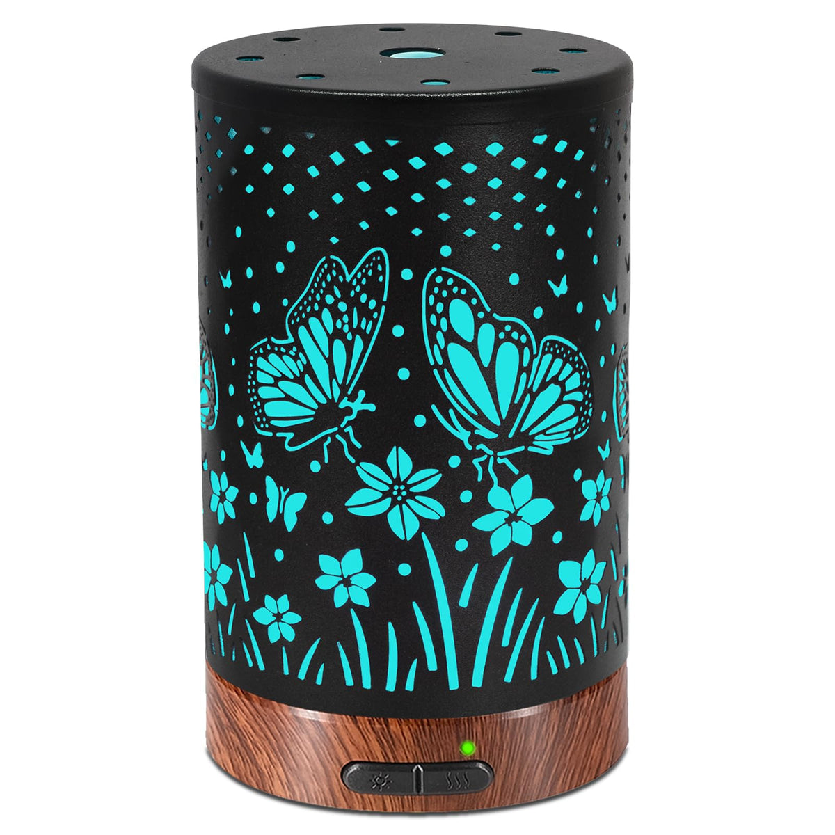 Maromamix diffuser with butterfly design emitting soft glow for calm spaces