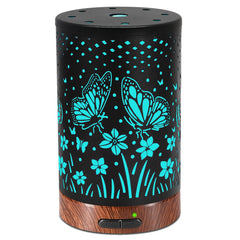 Maromamix diffuser with butterfly design emitting soft glow for calm spaces