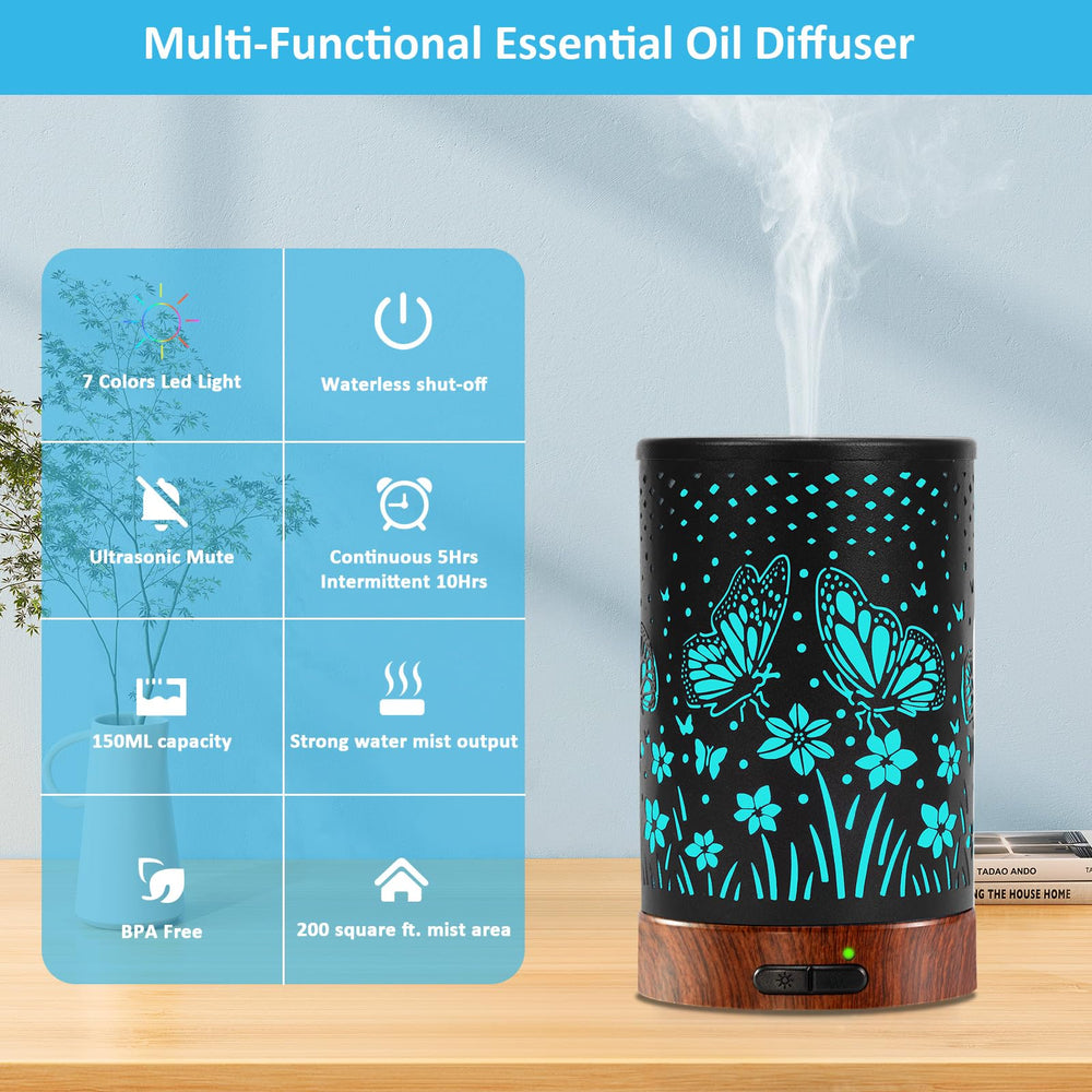 Maromamix ultrasonic diffuser operating quietly in a quiet workspace