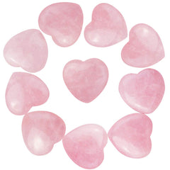 Marrywindix rose stone heart palm stone enhances meditation and chakra balancing