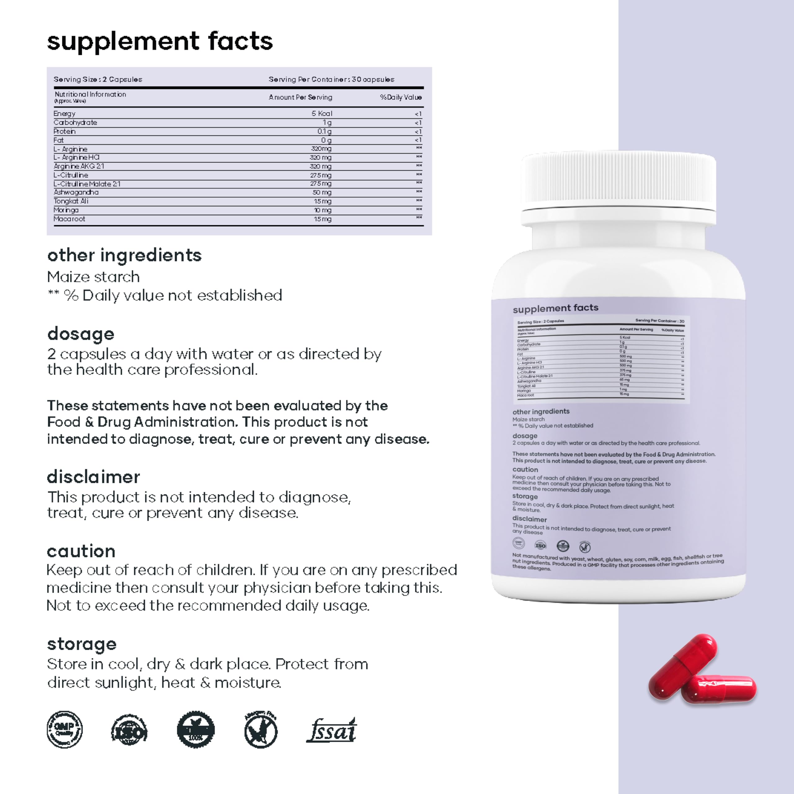 Mars by GHC bottle and capsules suitable for daily energy and focus.