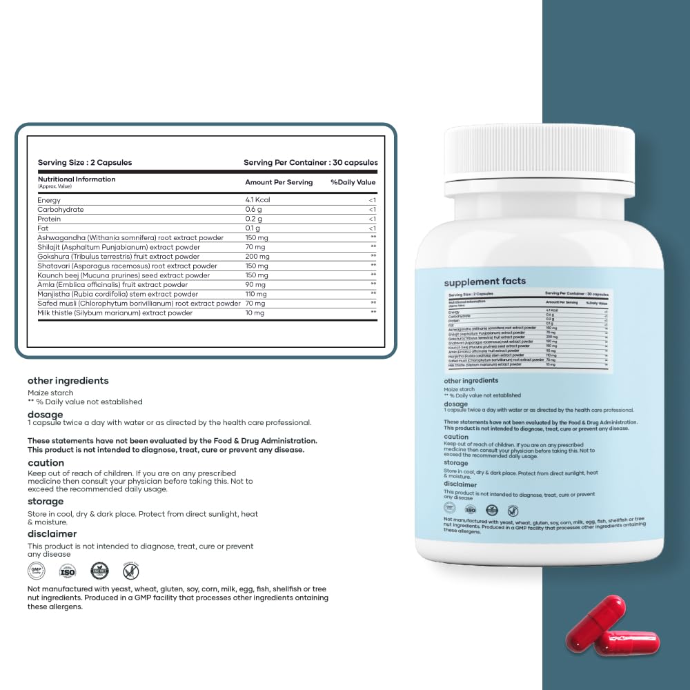 Mars by GHC Surgemax vegetarian capsules badge emphasizes plant-based formula.