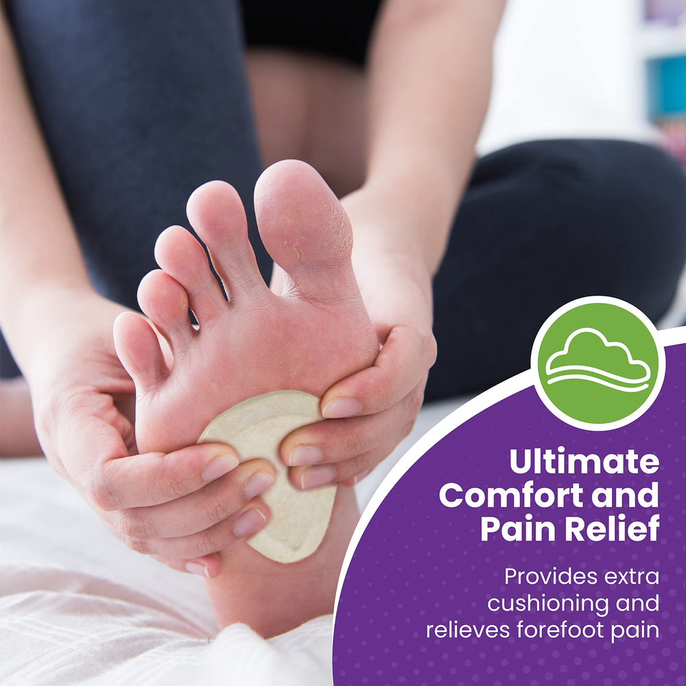 Mars Wellness metatarsal pad in use for ball-of-foot relief