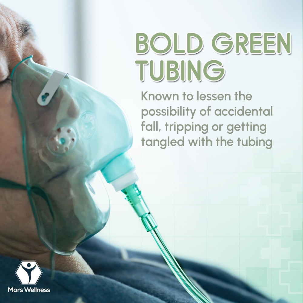 Mars Wellness Oxygen Tubing crush-kink resistant stays flexible for night use.