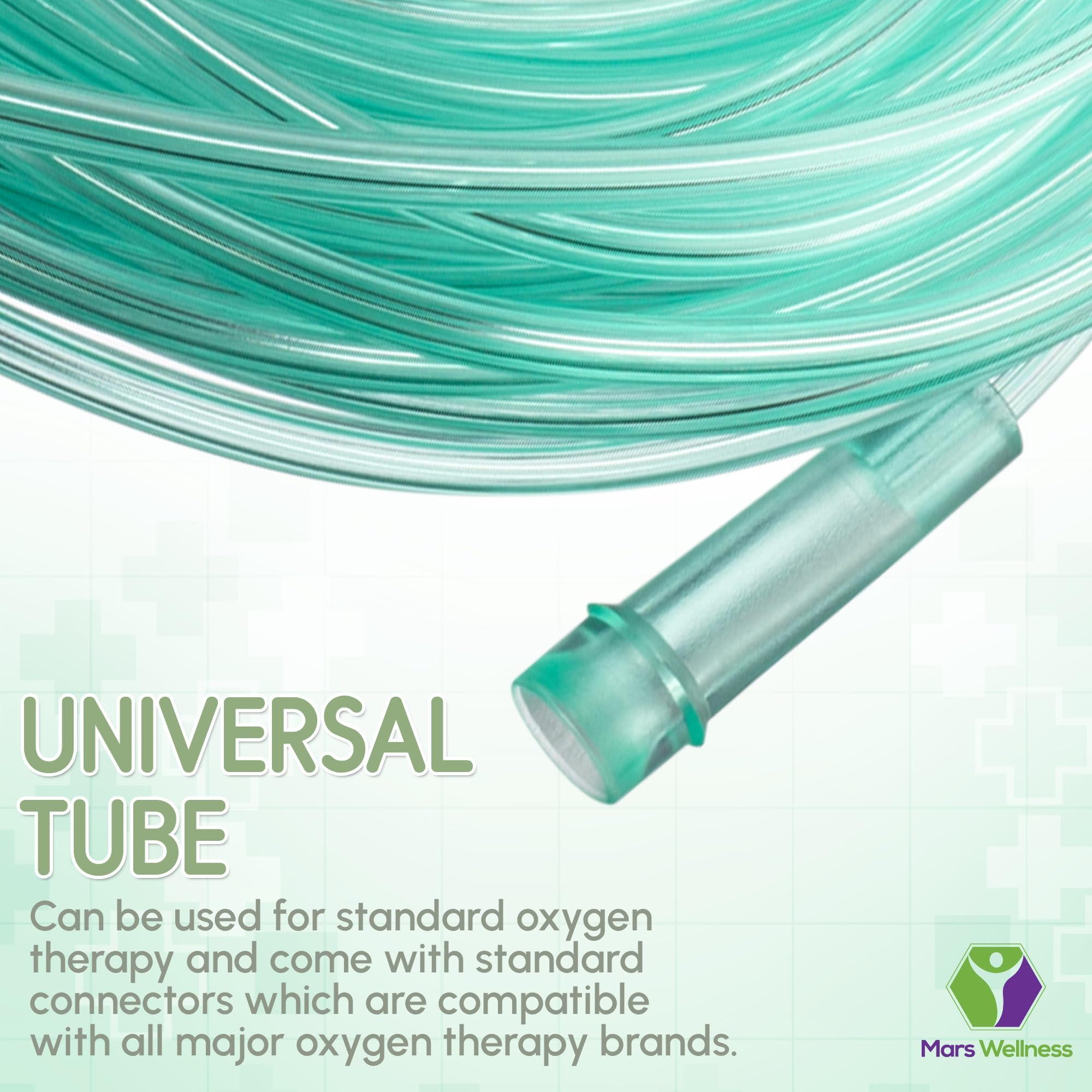 Mars Wellness Oxygen Tubing packaging shows three-tube set.