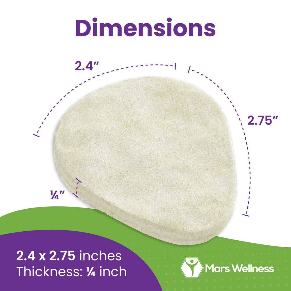 MARS WELLNESS six-pairs metatarsal pad set for forefoot comfort