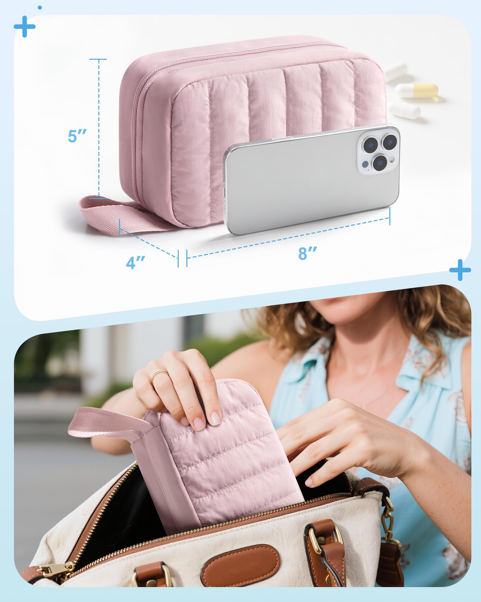 Marscamd water-resistant taslan fabric protects contents in wet conditions.