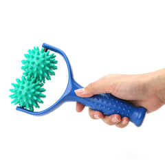 Marsrut handle grip enables controlled rolling across sore spots