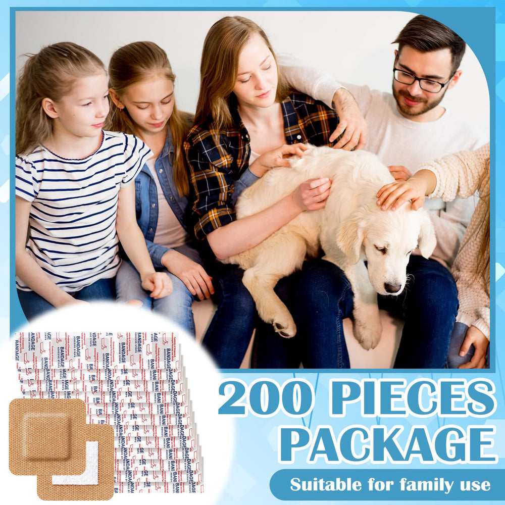 Marsui 200-piece tan pack for everyday wound care.