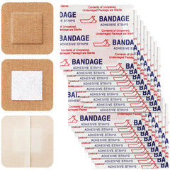 Marsui adhesive spots bandages, square tan, 1.5 inch, comfortable and discreet.