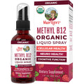 MaryRuth Organics Vitamin B12 Liquid Spray | Vegan, USDA Organic, 720 mcg | Energy & Nervous System Support