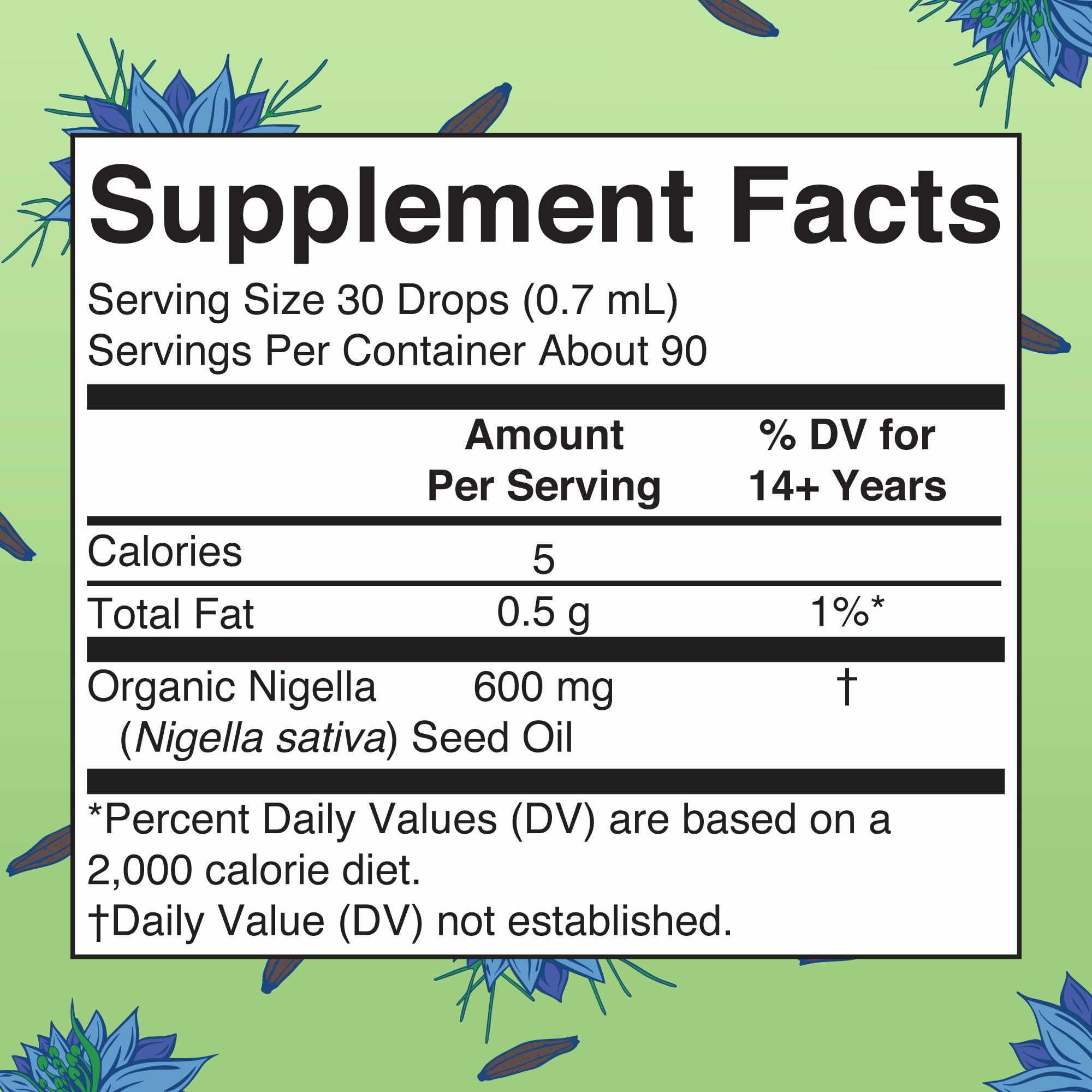 MaryRuth Organics Black Seed Oil dropper enables precise, easy dosing.