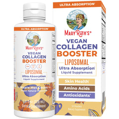 MaryRuth Organics Collagen Booster Liposomal bottle designed for skin and joints support.