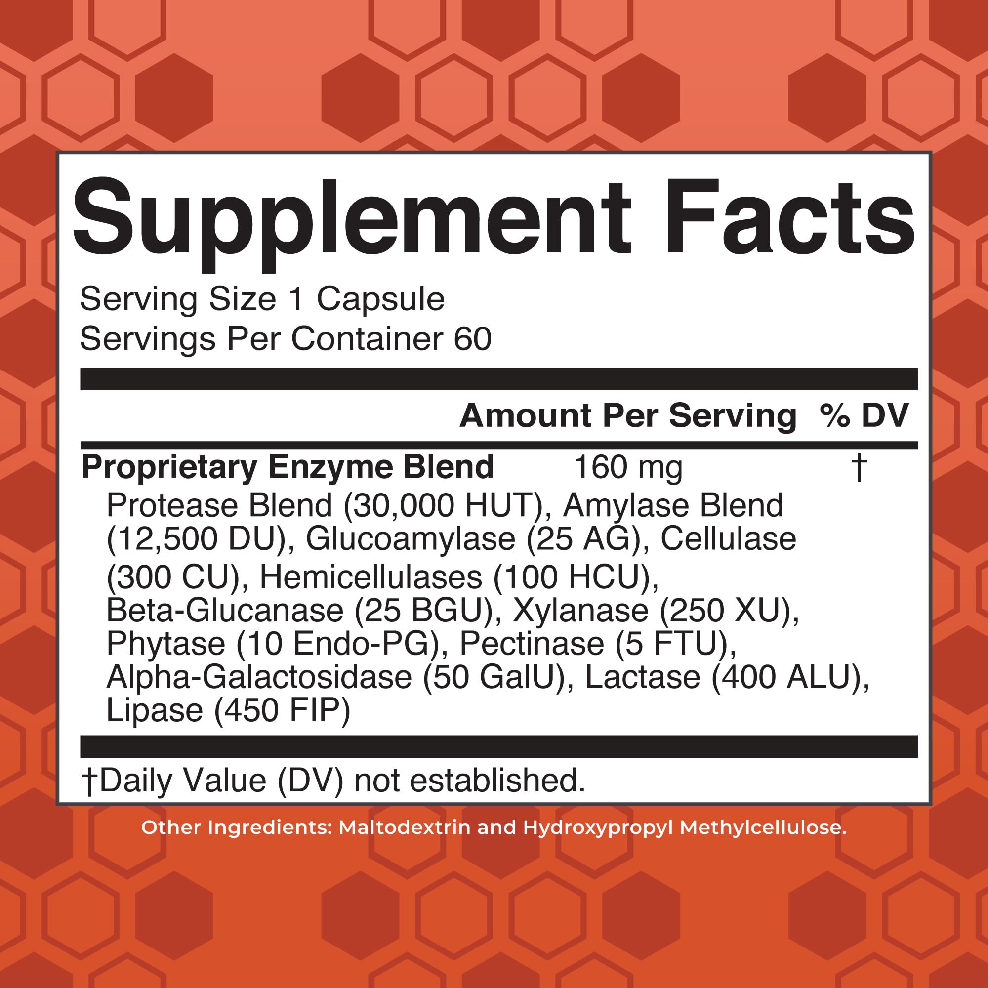 MaryRuth Organics Gluten Digestive Enzymes capsules close-up showing vegan pine-based capsules.