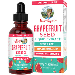 MaryRuth Organics grapefruit seed extract bottle pour for easy daily dosing.