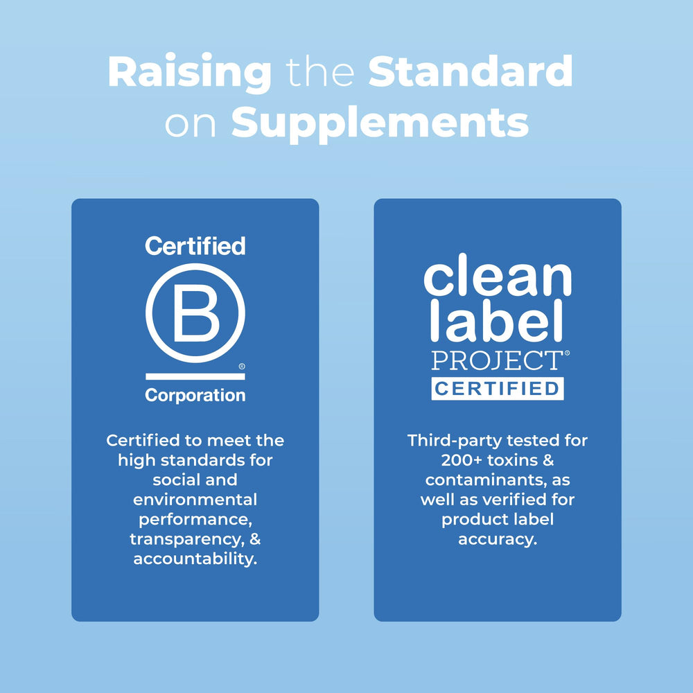 MaryRuth Organics probiotic drops packaging lists Bacillus coagulans Unique IS-2 for gut balance.