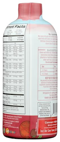 MaryRuth Organics Kids Multivitamin pour shows convenient dosing for busy families.