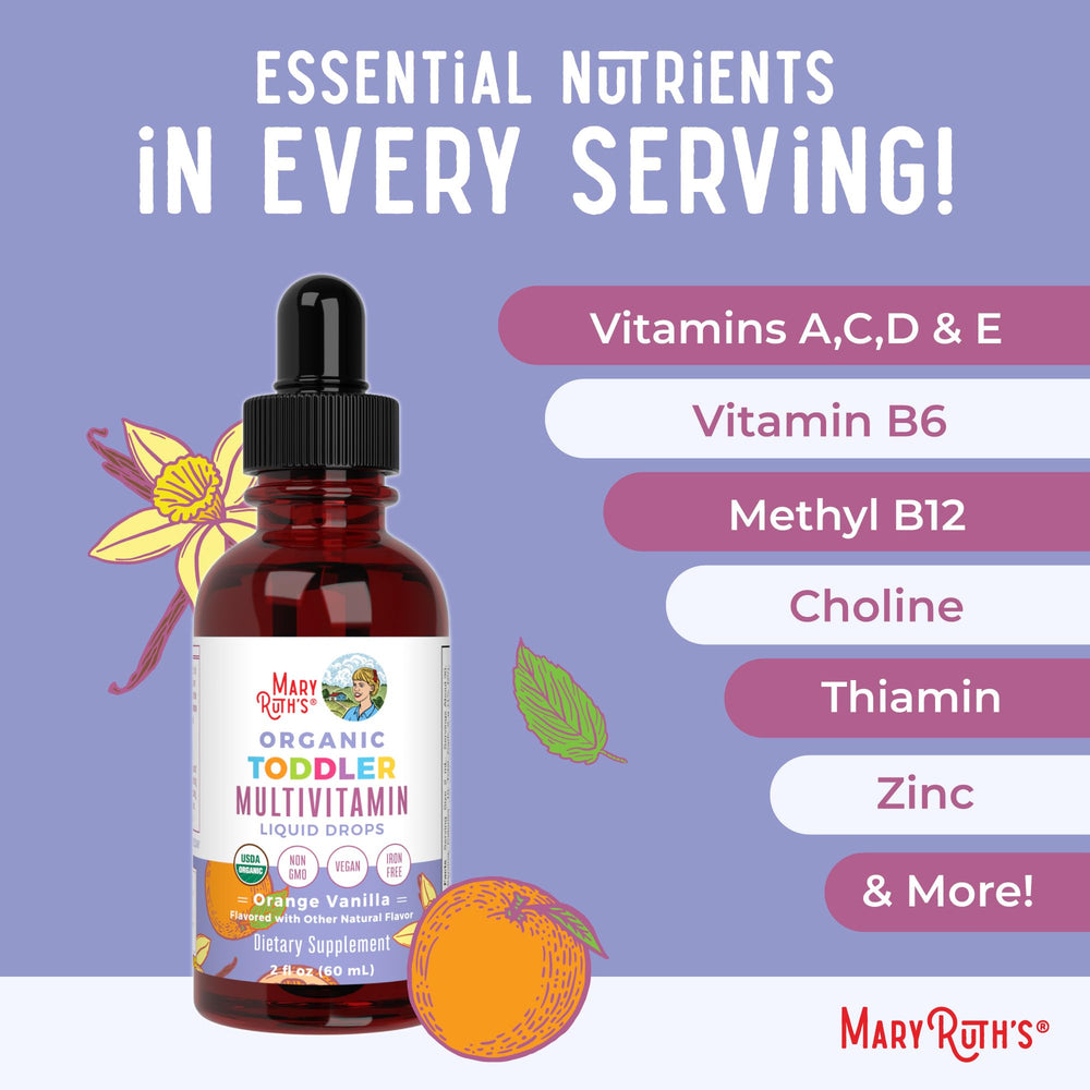 Easy 2 mL daily dose supports toddler nutrition
