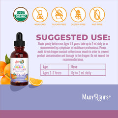 MaryRuth Organics liquid drops support toddler immune routine with key vitamins