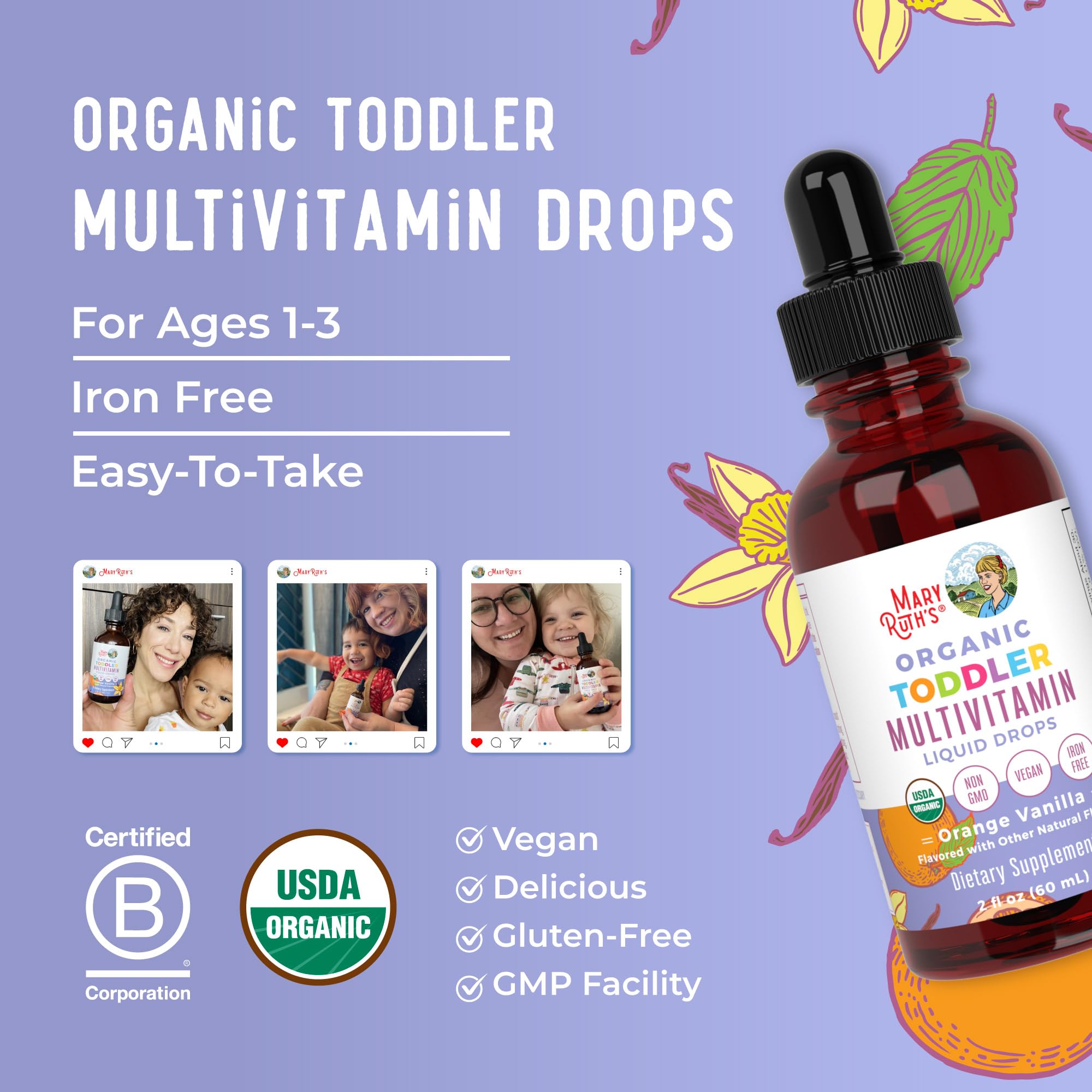 Non-GMO, dairy-free, nut-free formula supports gentle use