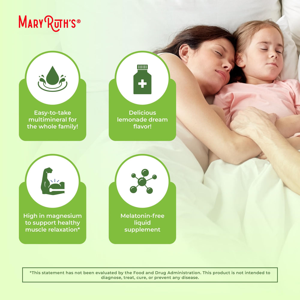 MaryRuth Organics Lemonade Flavor bottle offers a tasty, sugar-free night option