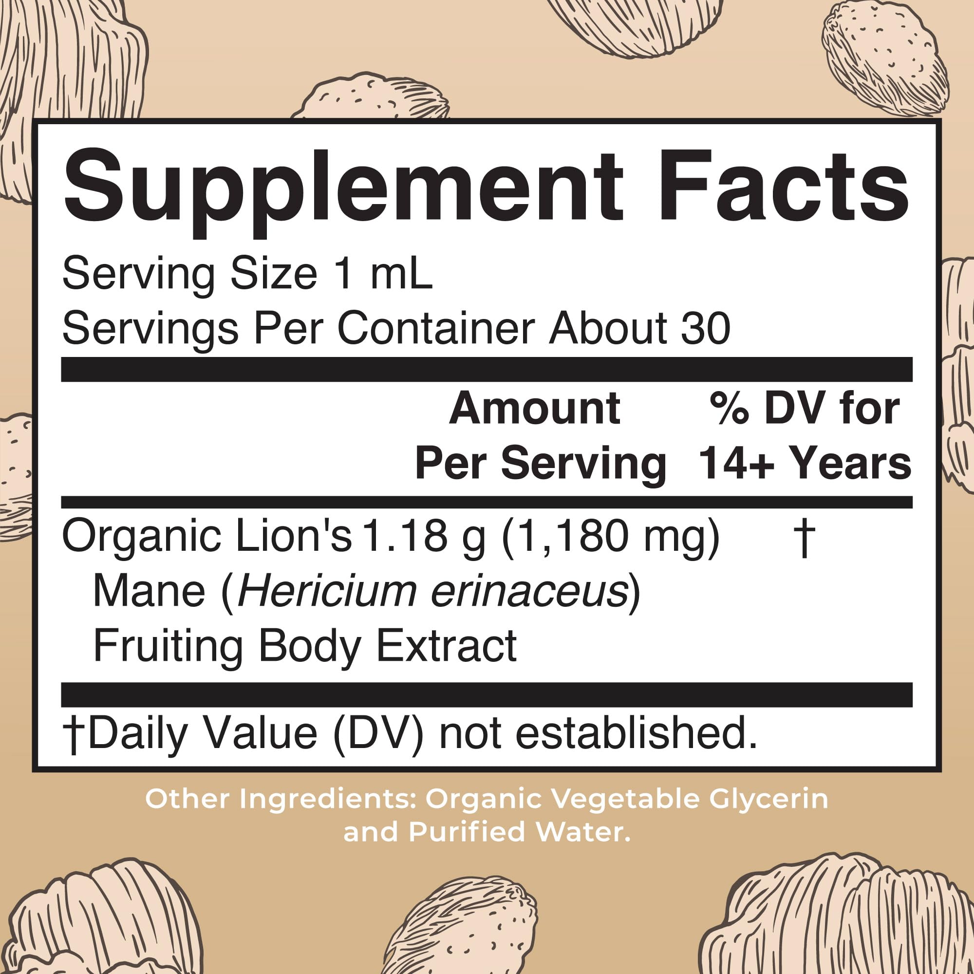 MaryRuth Organics Lions Mane dropper for easy daily use