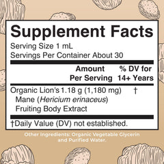 MaryRuth Organics Lions Mane dropper for easy daily use
