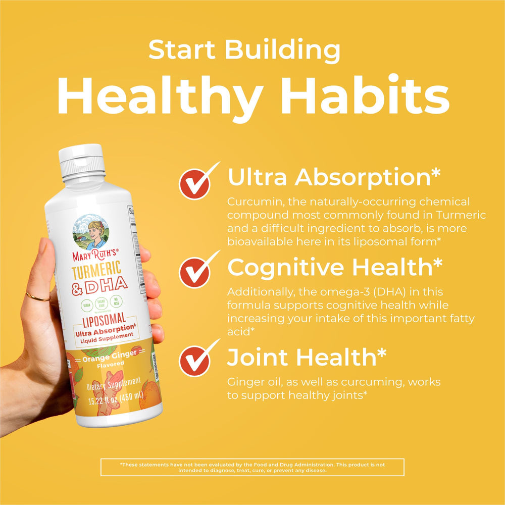 MaryRuth Organics liposomal-structure closeup illustrating enhanced absorption mechanism
