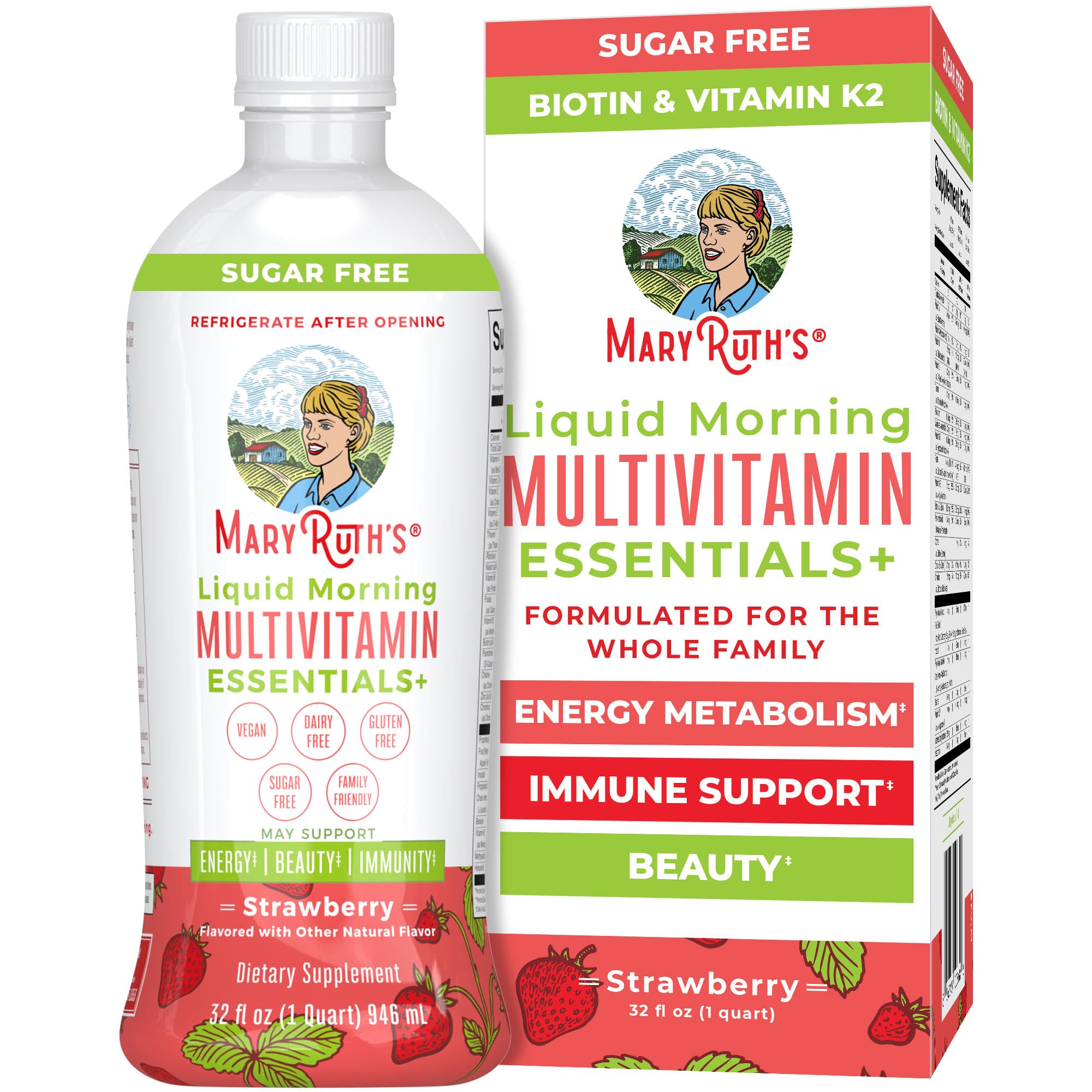 MaryRuth Organics liquid multivitamin bottle ready for daily immune support