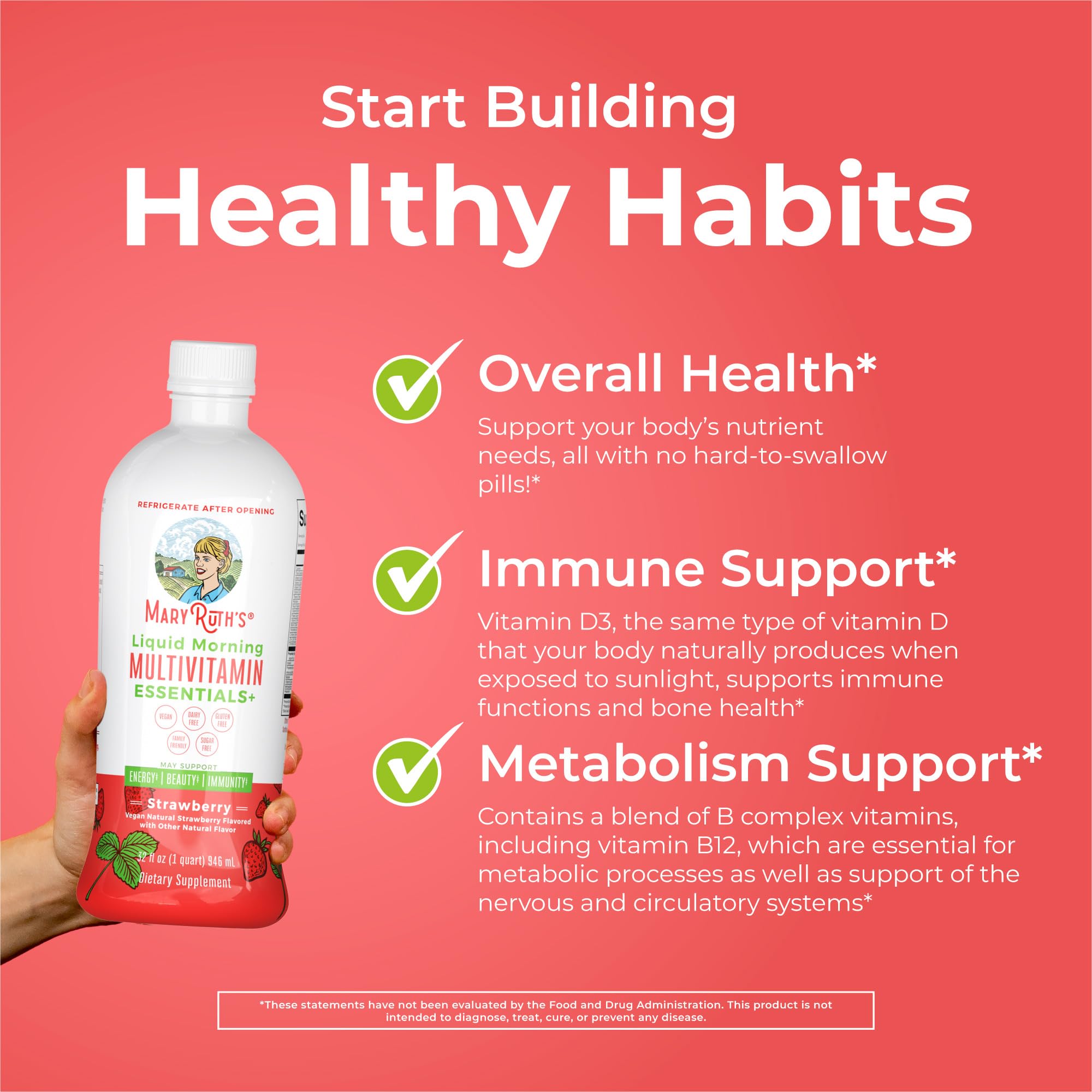MaryRuth Organics elderberry-enriched formula bottle with ingredients on label