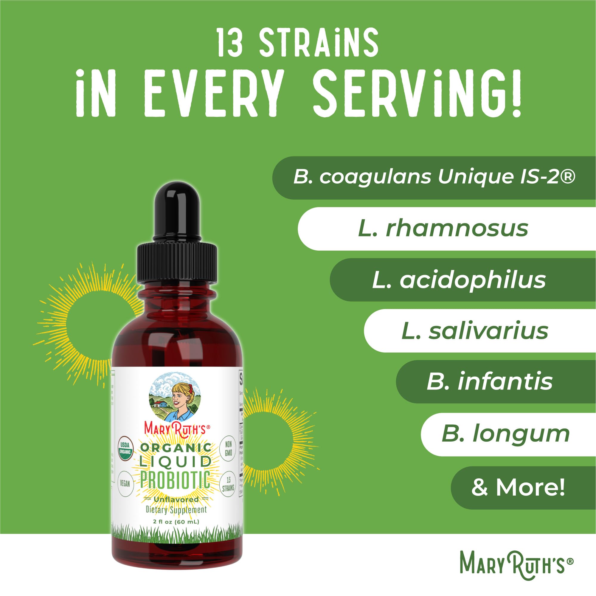 The formula is organic, non-GMO, and vegan with clean labeling.