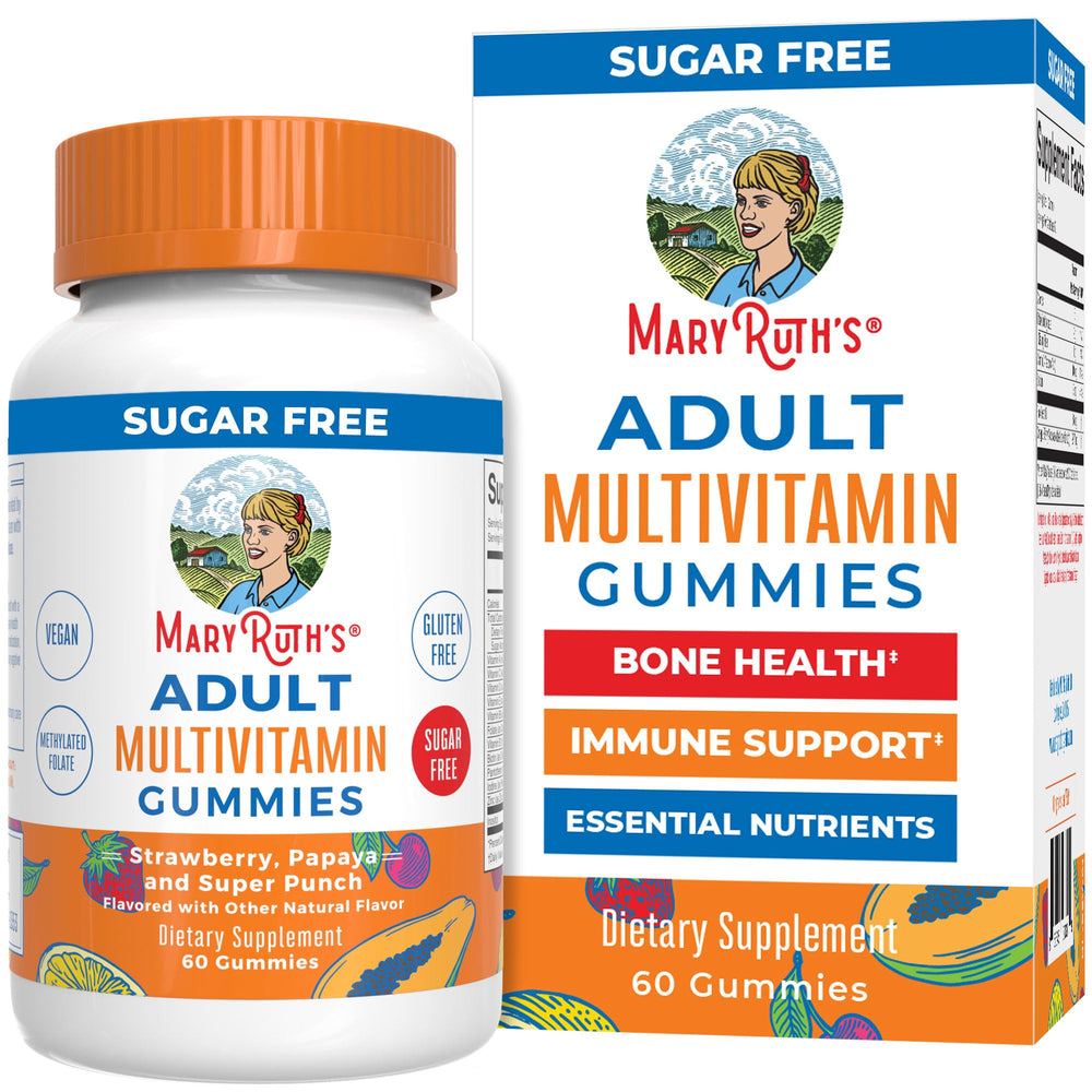 MaryRuth Organics multivitamin bottle front for daily wellness