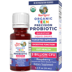 MaryRuth Organics Teens Probiotic Drops bottle for easy daily gut health support