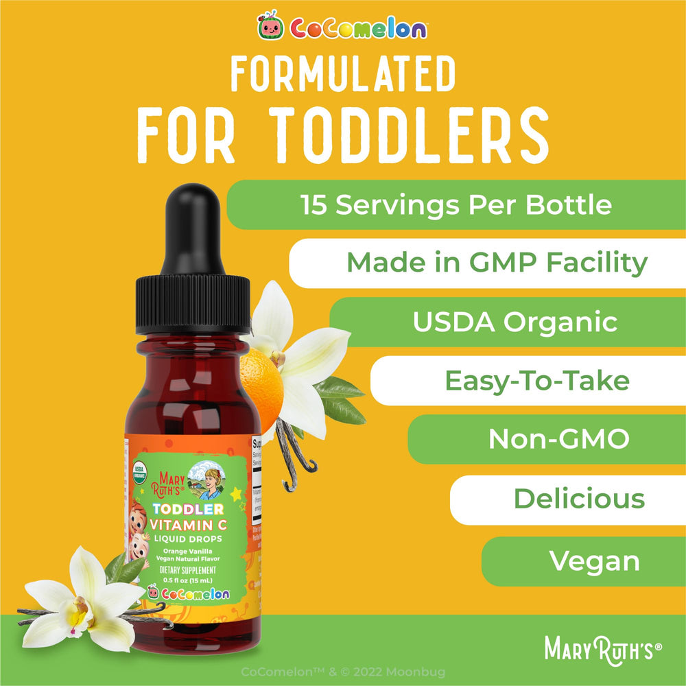 Orange vanilla flavor depiction for kid-friendly taste