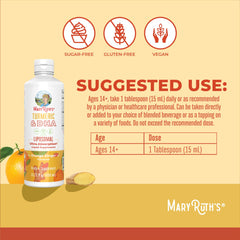 MaryRuth Organics turmeric-curcumin-ginger detail highlights vibrant color and aroma