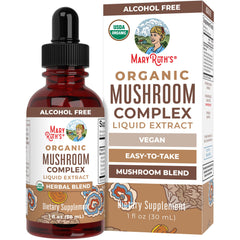MaryRuth Organics Mushroom Complex bottle for everyday drops