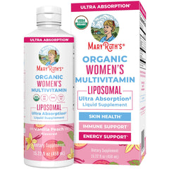 MaryRuth Organics Women's Multivitamin liposomal bottle supports daily wellness.