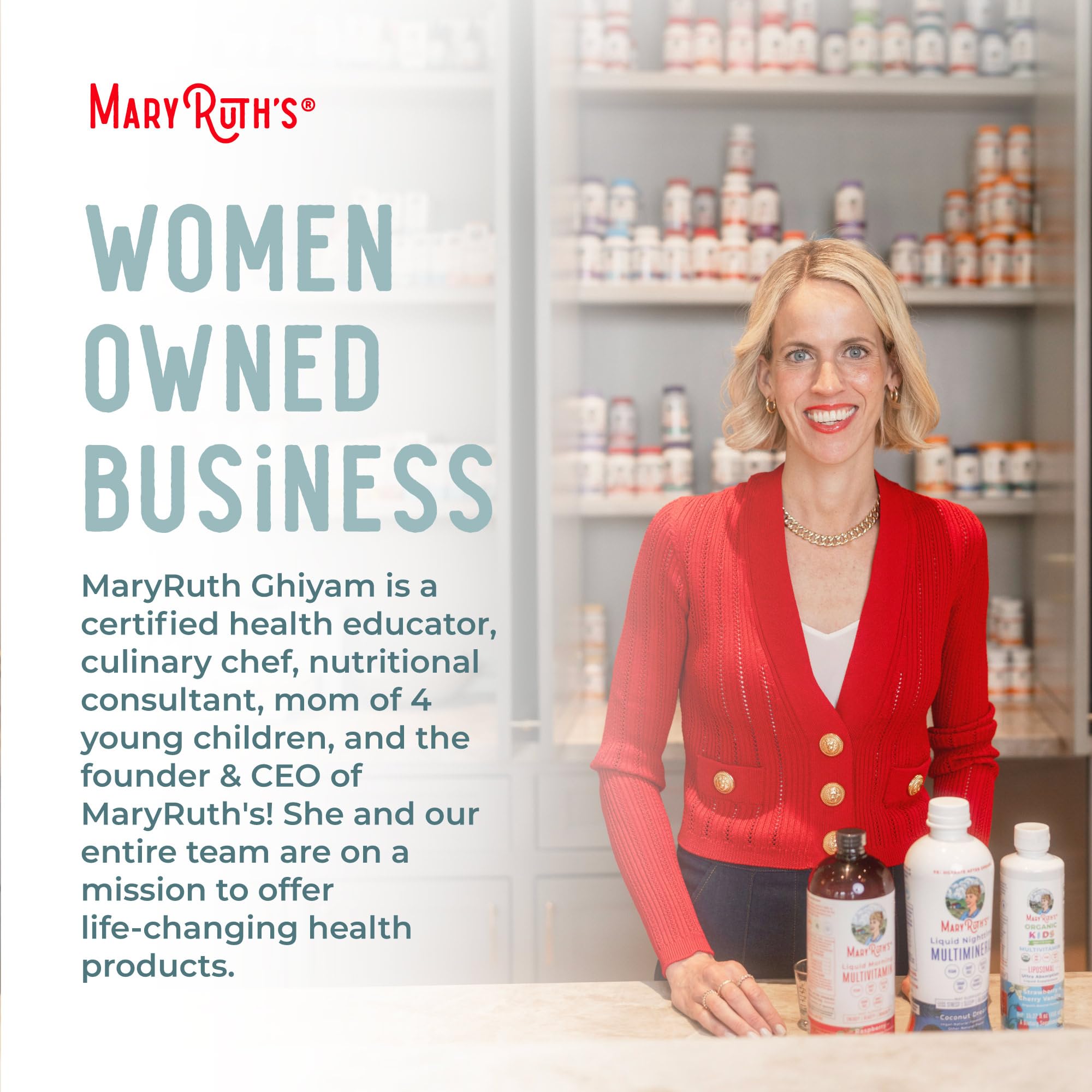 MaryRuth's 30 servings packaging suggests long-lasting value and routine use.
