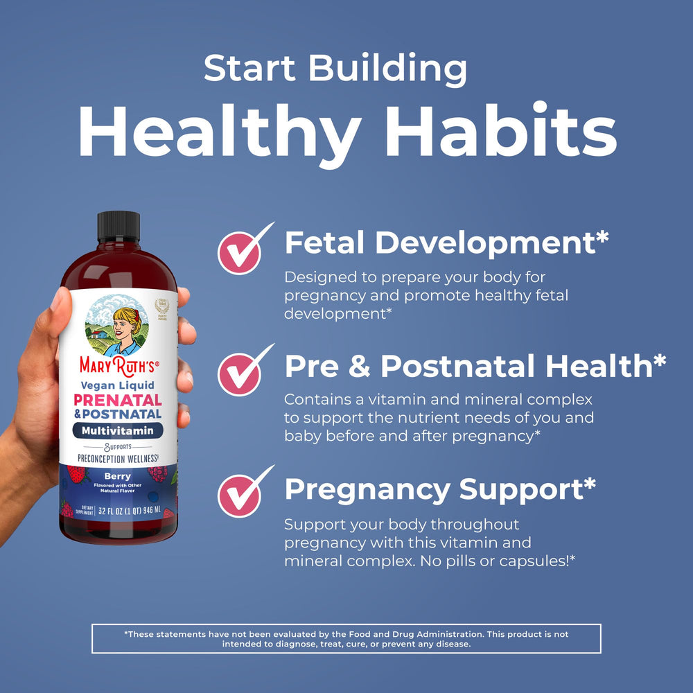 MaryRuths berry-flavored liquid vitamins in a glass ready to enjoy.