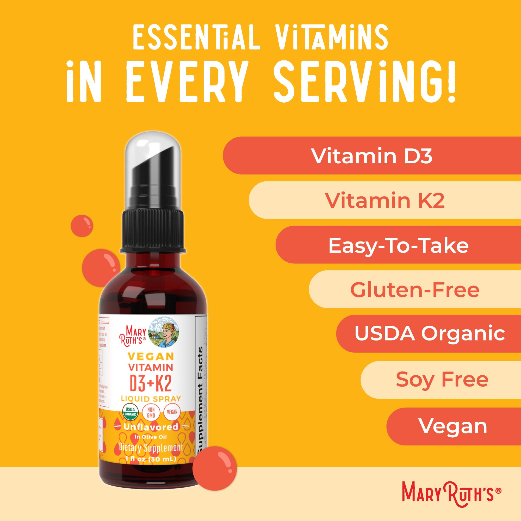 MaryRuths organic olive oil ingredient highlight in the formula.